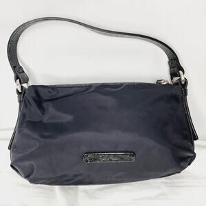 Cole Haan Black Nylon Small Hobo Women's  Shoulder Purse
